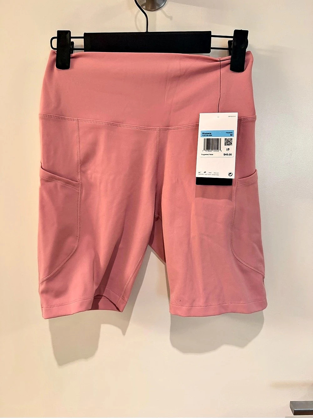 Nike One High-Waisted 8" Biker Shorts with Pockets Women's Athletic Shorts in